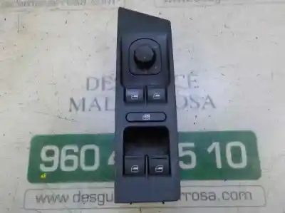 Peça sobressalente para automóvel em segunda mão botão / interruptor elevador vidro dianteiro esquerdo por volkswagen passat alltrack b7 (365) 2.0 tdi referências oem iam 1k4959857breh