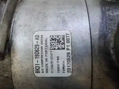 Peça sobressalente para automóvel em segunda mão compressor de ar condicionado a/a a/c por ford transit bus (ttg) 2.2 tdci cat referências oem iam 2026599  bk3119d629ad