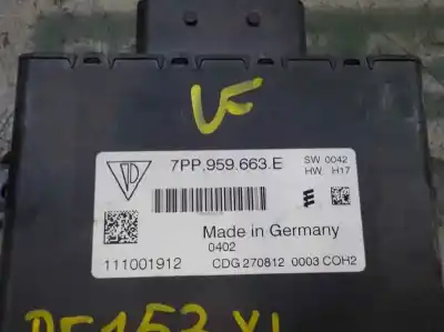 Автозапчастина б/у електронний модуль для porsche cayenne (typ 92aa) 3.0 v6 tdi cat посилання на oem iam 7pp959663e  7pp959663e