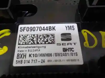 Second-hand car spare part climate control for seat ateca (kh7) 1.0 tsi oem iam references 5f0907044bkyms 5hb01471724 5f0907044bk