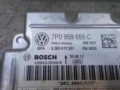 Second-hand car spare part airbag control unit for porsche cayenne (typ 92aa) 3.0 v6 tdi cat oem iam references 95861820100 0285011201 7p0959655c