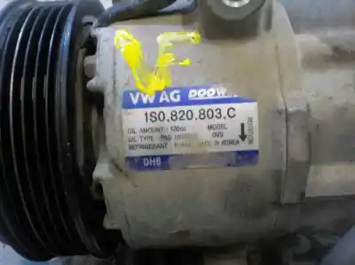 Second-hand car spare part air conditioning compressor for seat mii (kf1) 1.0 oem iam references 1s0820803c  1s0820803c