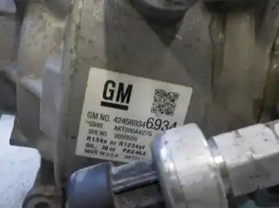 Pezzo di ricambio per auto di seconda mano compressore aria condizionata per opel mokka / mokka x (j13) 1.6 cdti 4x4 (_76) riferimenti oem iam 95377070  42456934