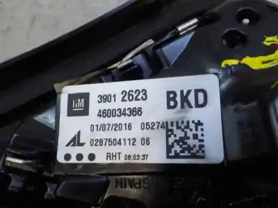 Second-hand car spare part interior left tailgate light for opel corsa e van 1.3 cdti oem iam references 13454500  