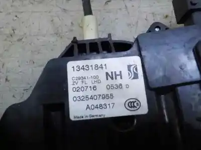 Second-hand car spare part left front door lock for opel corsa e van 1.3 cdti oem iam references 13431841  