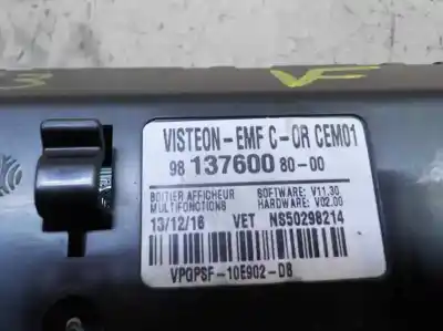 Автозапчасти б/у многофункциональный дисплей за citroen c-elysée 1.2 12v vti ссылки oem iam 9813760080  