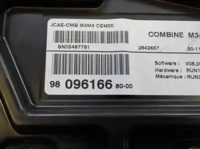 Автозапчастина б/у панель інструментів для citroen c-elysée 1.2 12v vti посилання на oem iam 9809616680  