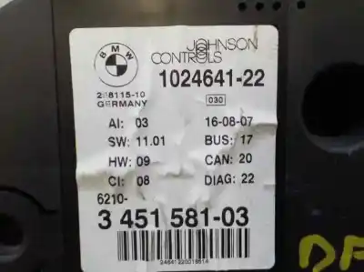 Peça sobressalente para automóvel em segunda mão quadrante por bmw x3 (e83) 2.0 sd referências oem iam 62103451581  345158103