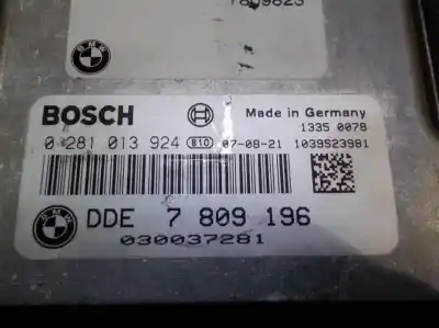 Second-hand car spare part ecu engine control for bmw x3 (e83) 2.0 sd oem iam references 13618506356 0281013924 7809196