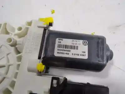 Recambio de automóvil de segunda mano de motor elevalunas trasero izquierdo para volkswagen tiguan (5n1) 2.0 tdi referencias oem iam 5n0959703dvw2 962633402 5n0959703d