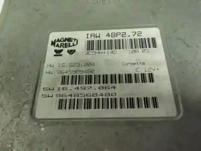 Second-hand car spare part ecu engine control for citroen c3 (f desde 11/2001) 1.1 8v oem iam references   9645989480