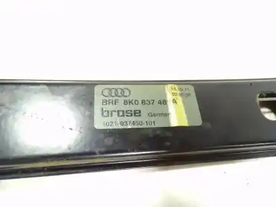 Peça sobressalente para automóvel em segunda mão elevador de vidros dianteira esquerda por audi a4 berlina (b8) 2.7 v6 24v tdi referências oem iam 8k0837461a 1021937450101 8k0837461a