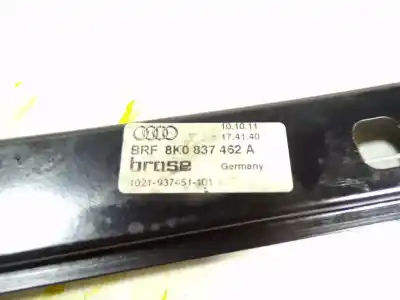 Pezzo di ricambio per auto di seconda mano alzacristalli anteriore destro per audi a4 berlina (b8) 2.7 v6 24v tdi riferimenti oem iam 8k0837462a 1021937451101 8k0837462a