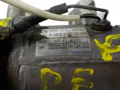 Second-hand car spare part air conditioning compressor for smart coupe 0.6 turbo cat oem iam references   a1602300111