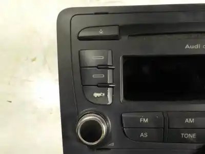 Автозапчасти б/у аудиосистема / радио cd за audi a3 (8p) 1.6 fsi ambiente 116 cv / 85 kw ссылки oem iam 8p0057186gx 7647253380 8p0035186g