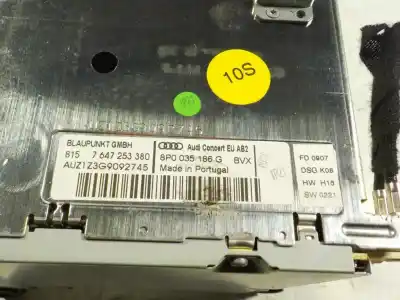 Автозапчасти б/у аудиосистема / радио cd за audi a3 (8p) 1.6 fsi ambiente 116 cv / 85 kw ссылки oem iam 8p0057186gx 7647253380 8p0035186g