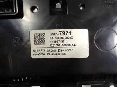 Автозапчастина б/у панель інструментів для opel astra k (b16) 1.4 turbo (68) посилання на oem iam 39077977  39097971