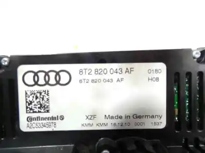 İkinci el araba yedek parçası iklim kontrolü için audi a4 berlina (b8) 2.0 16v tdi oem iam referansları 8t2820043afxzf  8t2820043a