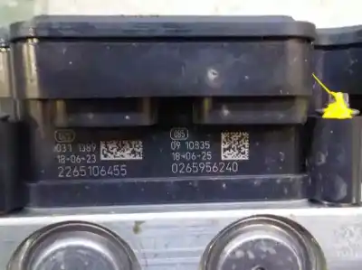 Peça sobressalente para automóvel em segunda mão abs por citroen c3 / c3 origin iii (sx) 1.2 vti 82 referências oem iam 1631830880  