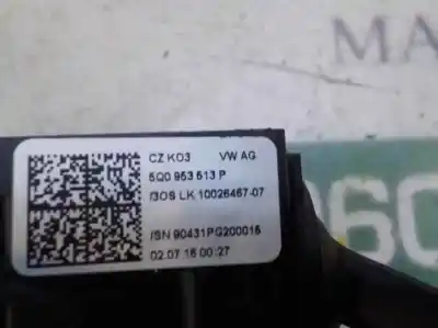 Piesă de schimb auto la mâna a doua ansamblu manete semnalizare pentru volkswagen golf vii lim. (5g1) 1.6 16v tdi dpf referințe oem iam   5q0953507ft