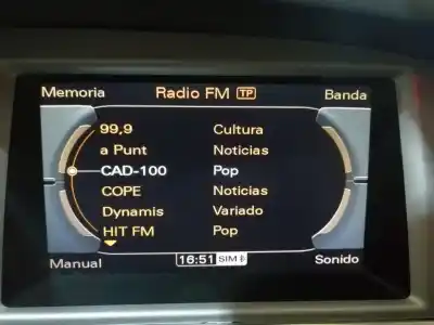 Автозапчастина б/у gps навігаційна система для audi a6 c6 (4f2) 2.0 tdi посилання на oem iam 8r0919604  8f0919604