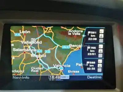 Автозапчастина б/у gps навігаційна система для audi a6 c6 (4f2) 2.0 tdi посилання на oem iam 8r0919604  8f0919604