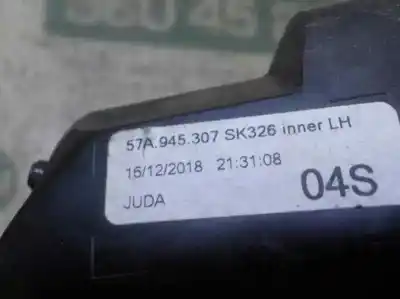 Автозапчастина б/у внутрішній лівий задній ліхар для skoda karoq (nu) 1.5 16v tsi act посилання на oem iam 57a945307  57a945307