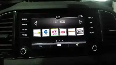 Автозапчасти б/у многофункциональный дисплей за skoda karoq (nu) 1.5 16v tsi act ссылки oem iam 565919605cizy a2c1893760001 565919605c