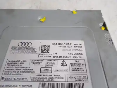 Pezzo di ricambio per auto di seconda mano sistema di navigazione gps per audi a1 sportback (8xa, 8xf) 1.6 tdi riferimenti oem iam 8xa035193f  
