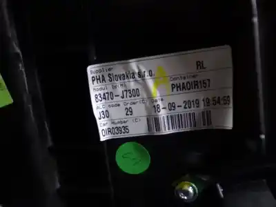 Автозапчастина б/у регулятор скла заднього правого для kia xceed 1.4 tgdi cat посилання на oem iam 83481j7300  83470j7300