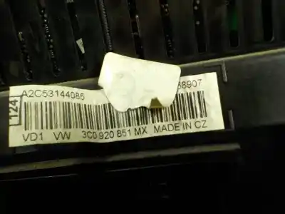 Автозапчасти б/у приборная доска за volkswagen passat variant (3c5) 1.9 tdi ссылки oem iam 3c0920851mxz02 a2c53144085 3c0920851mx