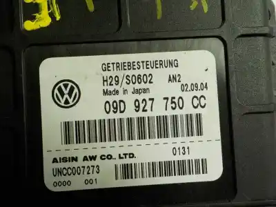 Second-hand car spare part automatic gearbox control unit for porsche cayenne (typ 9pa) 4.5 v8 cat oem iam references 95561802221  09d927750cc