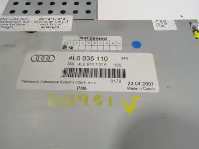 Автозапчасти б/у аудиосистема / радио cd за audi q7 (4l) 3.0 tdi ссылки oem iam 4l0057110ax  4l0035110a