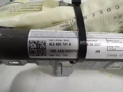 Автозапчасти б/у подушка безопасности передняя левая шторка безопасности за audi q7 (4l) 3.0 tdi ссылки oem iam 4l0880741a  4l0880741a