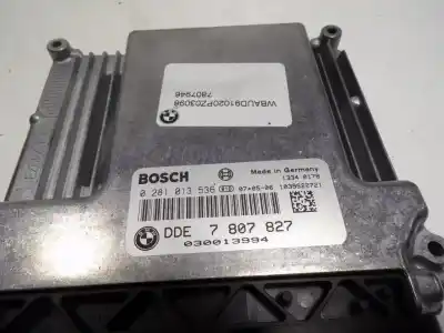 Recambio de automóvil de segunda mano de centralita motor uce para bmw serie 1 berlina (e81/e87) 2.0 16v diesel referencias oem iam 13618512587 0281013536 7807827