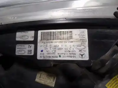 Second-hand car spare part right headlight for mercedes-benz clase glk (w204) glk glk 220 cdi be edición limitada (204.902) oem iam references a2048207559  a2048209761
