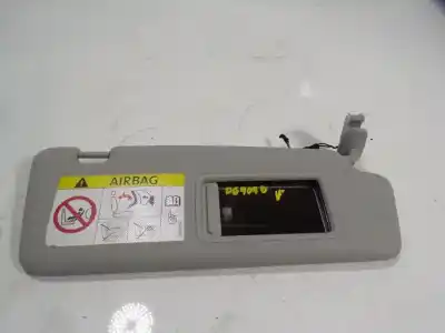 Peça sobressalente para automóvel em segunda mão para-sol direito por audi q3 (8u) 2.0 tdi (130kw) advance quattro referências oem iam 8u0857552acft9