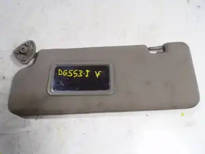 Second-hand car spare part left sunshade for ssangyong actyon 2.0 td cat oem iam references 7611009502abr  