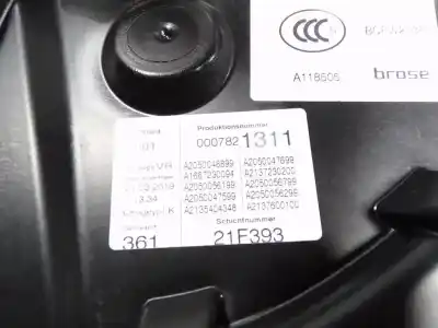 Автозапчасти б/у регулятор стекла переднего правого за mercedes-benz clase e lim. (w213) 2.0 cdi cat ссылки oem iam a2137205205  a2050048899