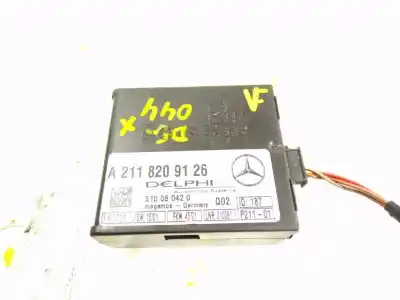Автозапчасти б/у комфортный модуль за mercedes-benz clase cl (w215) coupe 500 (215.375) ссылки oem iam a2118209126