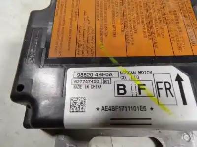 Автозапчастина б/у блок управління подушками безпеки для nissan x-trail (t32) acenta 4x4 посилання на oem iam k88204bf0a 627747400 988204bf0a