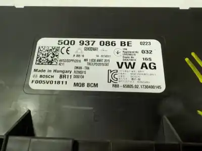 Автозапчасти б/у электронный модуль за skoda octavia iii combi (5e5, 5e6) 1.6 tdi ссылки oem iam 5q0937086bhz00 f005v01811 5q0937086be