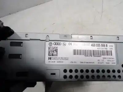 Recambio de automóvil de segunda mano de sistema audio / radio cd para audi a7 sportback (4ga) 3.0 tdi quattro referencias oem iam 4g0035666j hs94262226200 4g0035666b