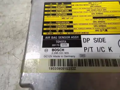 Автозапчастина б/у блок управління подушками безпеки для lexus is200 (ds2/is2) 2.2 d-cat посилання на oem iam 8917053100 0285001903 8917053100