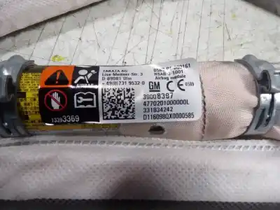 Second-hand car spare part front left curtain airbag for opel astra k (b16) 1.6 cdti (68) oem iam references 39008397 4770201000000l 39008397