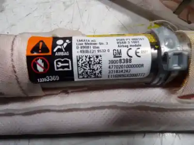 Second-hand car spare part front right curtain airbag for opel astra k (b16) 1.6 cdti (68) oem iam references 39008398 4770201000000r 39008398