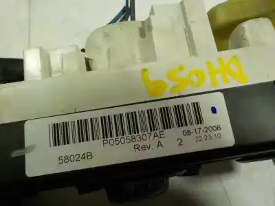 Peça sobressalente para automóvel em segunda mão comando de sofagem (chauffage / ar condicionado)  por dodge caliber 2.0 crd referências oem iam 55111874aa p05058307ae p05058307ae