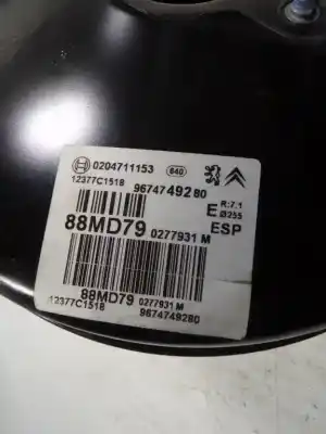 Second-hand car spare part brake servo for ds ds 4 crossback 1.6 thp oem iam references 4535er 0204711153 9674749280