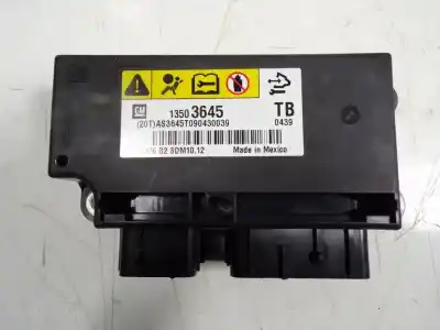 Pièce détachée automobile d'occasion BOITIER DE COMMANDE D'AIRBAG pour OPEL INSIGNIA A SEDÁN (G09)  Références OEM IAM 13503645  13503645
