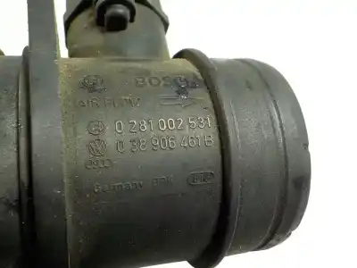 Second-hand car spare part flowmeter for volkswagen passat variant (3c5) 1.9 tdi oem iam references 038906461b 0281002531 038906461b